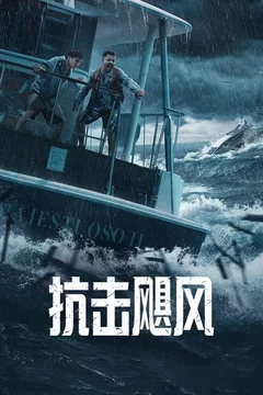 抗击飓风海报